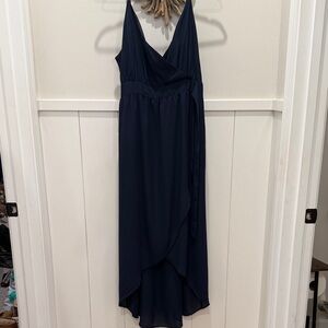 Olive & Oak Midnight Blue High Low Dress